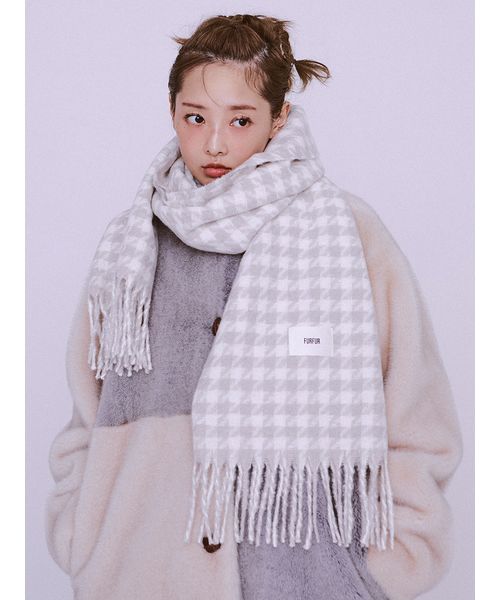 千鳥柄大判ストール(508387448) | FURFUR(FURFUR) - d fashion