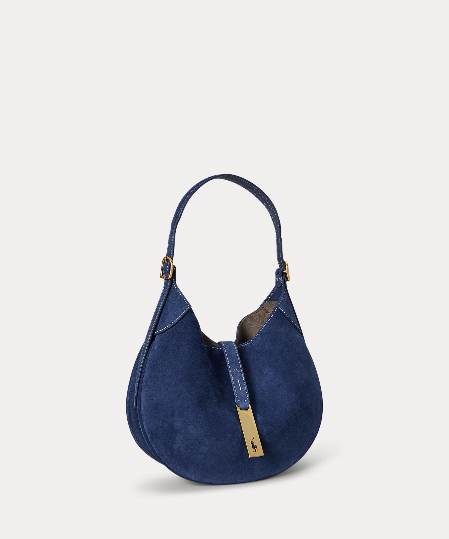 『美品』POLO RALPH LAUREN ショルダーバッグ　スエード ポロ ラルフ ローレン POLO RALPH LAUREN Polo ID スエード ミニ