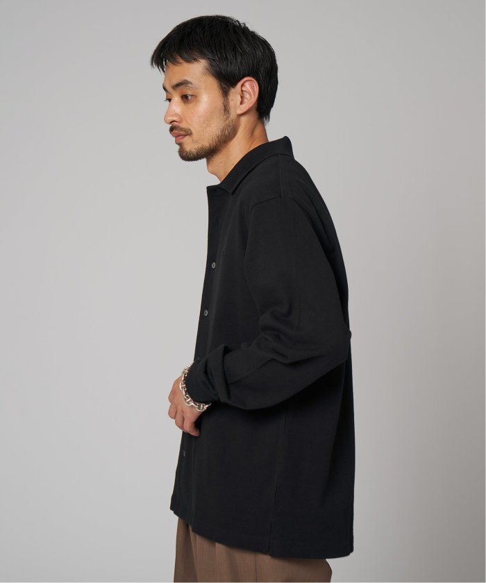新品未使用タグ付きエディフィス別注LACOSTEフルオープン長袖ポロシャツ LACOSTE (ラコステ) 別注 フルオープン ロングスリーブ