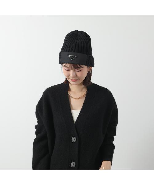 プラダ PRADA PRADA ニット帽 UMD446 1WTO Re－Nylon ギャバジン