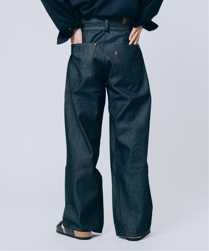 EDIFICE ウエストハイパー デニムパンツ LEVI'S(R)/リーバイス(R) 別注 TWISTED BELTED デニムパンツ