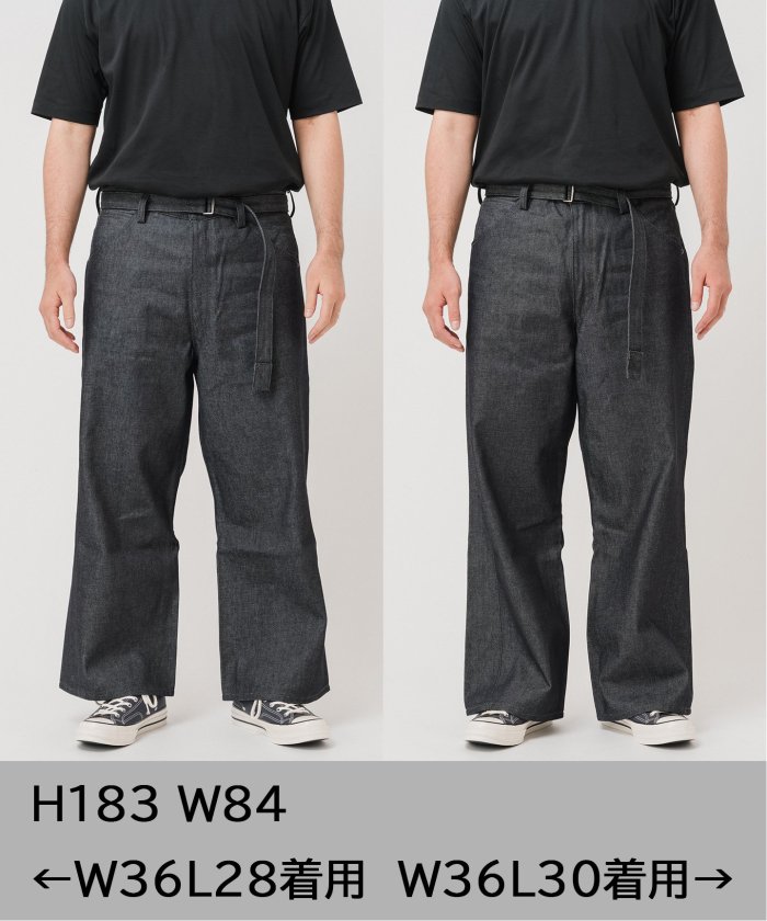 EDIFICE 別注　リーバイス　TWISTED BELTED デニムパンツ LEVI'S(R)/リーバイス(R) 別注 TWISTED BELTED デニムパンツ