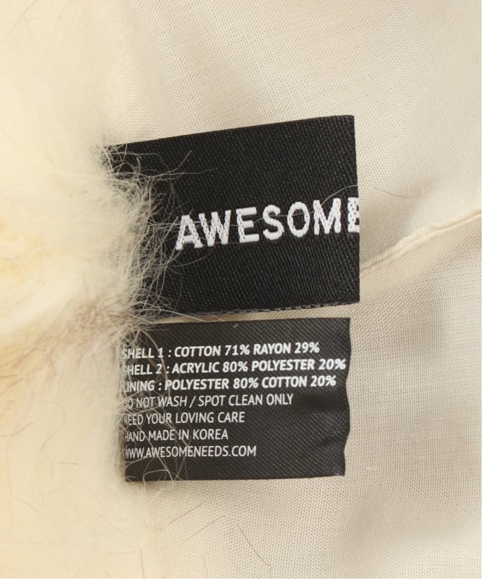 【AWESOME NEEDS】 FUR TRAPPER CAP ★送料・関税込★ Geek Office / ギークオフィス】AWESOME NEEDS / FUR TRAPPER