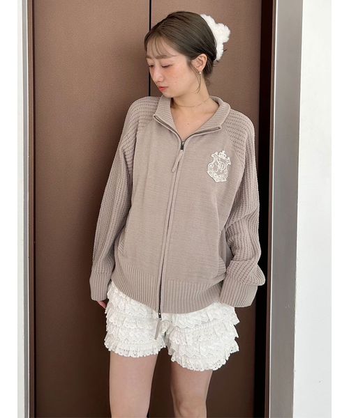 ジップアップニットカーディガン(508384366) | SNIDEL HOME