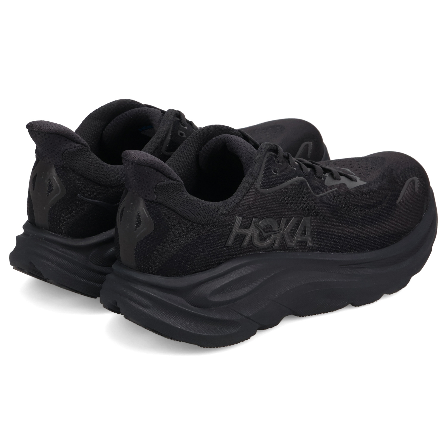 WCCFキラ、黒 ホカオネオネ HOKA ONE ONE スニーカー クリフトン 10 ワイド