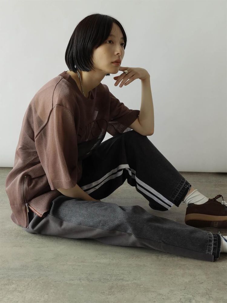 RADIATE デニムドッキングスウェットパンツ デニムドッキングスウェットパンツ - RADIATE - RADIATE