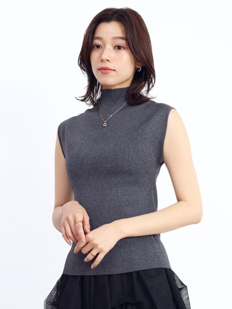 FENNEL　フェンネル　ハイネックポンチョ　黒　バイカラー　F　美品 FENDI (フェンディ) リバーシブル カシミヤ＆ウール 無地 総柄