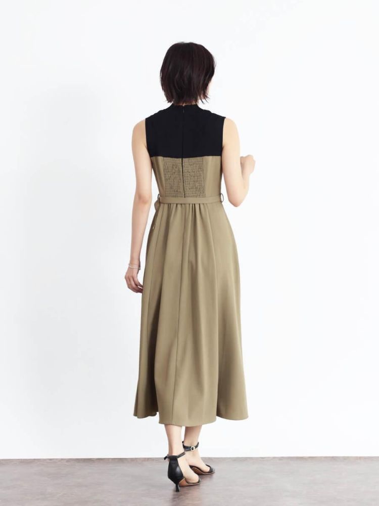 フェンネル FENNEL リブニットドッキングビスチェワンピース