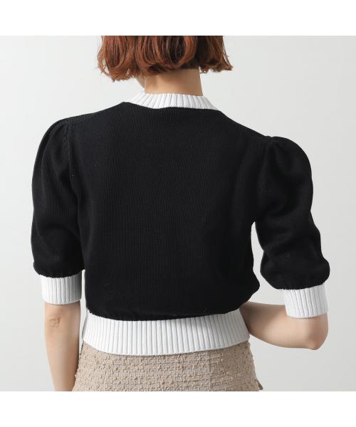 PRADA フリツニットショト P214ISOOO14FF F0D65 24SS】新作 アーガイルニット ウール ポロシャツ ◇プラダ