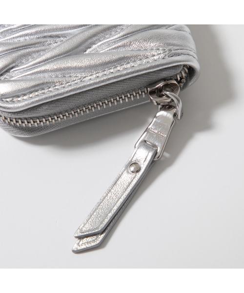 MIUMIU コインケース 小銭入れ マテラッセ ラウンドジップ ゴールド金具 国内発】ミュウミュウ マテラッセ 5MB06M 2FPP コインケース