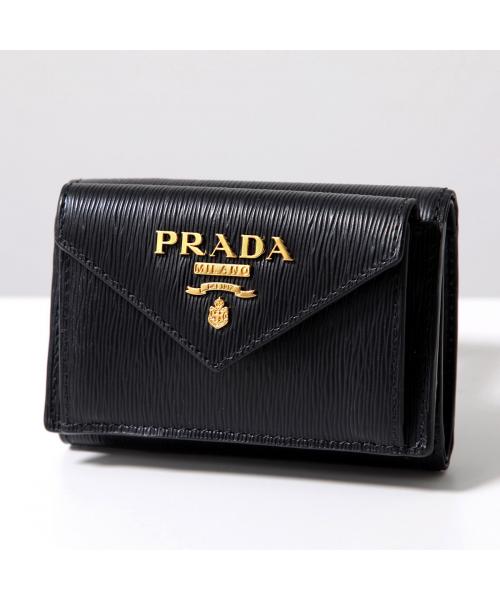 セール】プラダ PRADA PRADA 三つ折り財布 1MH021 2B6P