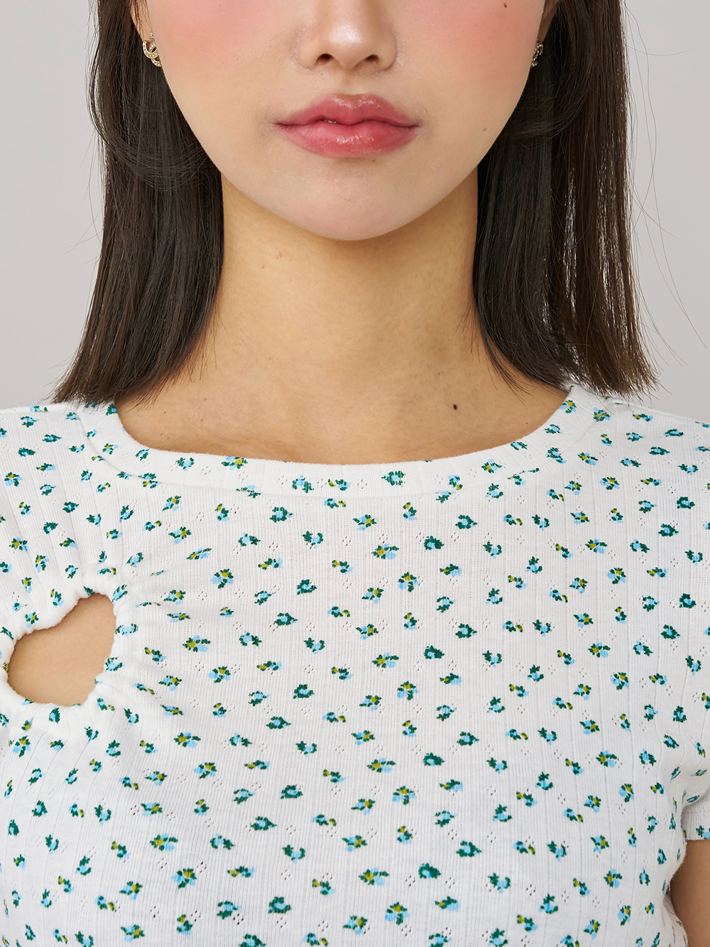 ダーリッチ　ハートオープンフローラルTシャツ ハートオープンフローラルTシャツ – Darich (ダーリッチ)