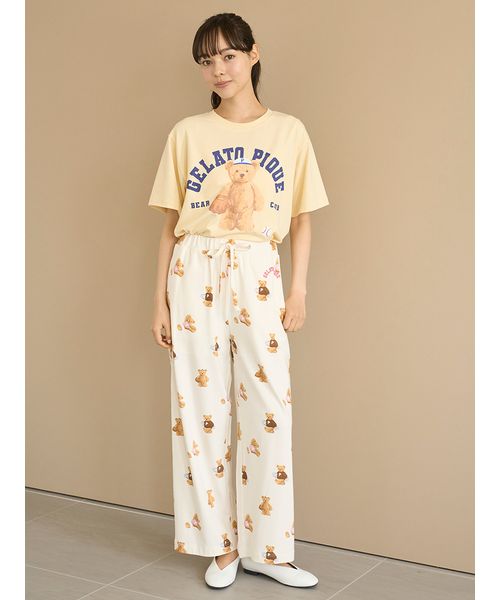 gelato pique 小花柄ロングTシャツ&パンツ　SET 楽天市場】【ラッピング済み】CATドット柄ワンポイントTシャツ