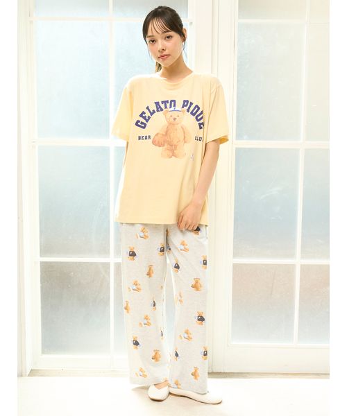 お値下げ♡ 新品未使用♡ ジェラートピケ ベア テディベア ロングパンツ パンツ スポーティーベア総柄ロングパンツ｜ジェラートピケの通販