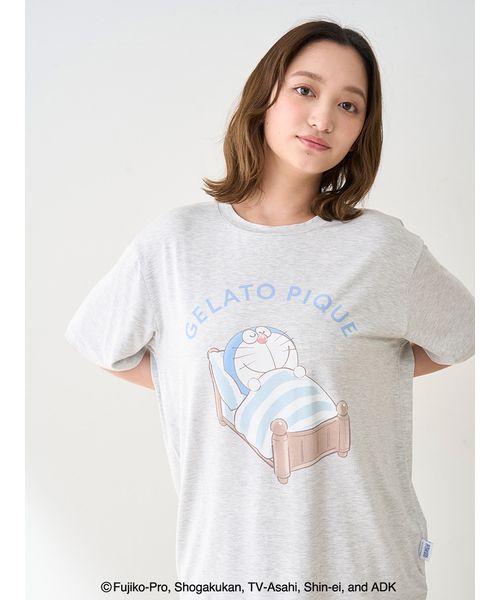 ドラえもん】【レディース】ワンポイントTシャツ(508392746