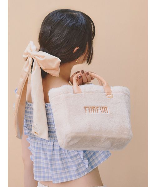 furfur エコファートートバッグ　ショルダーバッグ　新品　未使用　タグ付き 限定カラー】エコファートートバッグ(508267819) | FURFUR