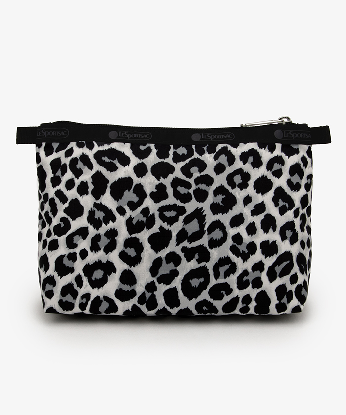 【新品未使用】LeSportsac ニュートラルレオパードコスメティッククラッチ レスポートサック LeSportsac COSMETIC CLUTCH （ニュートラル