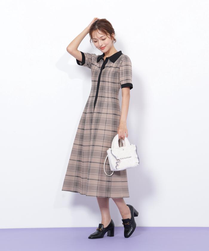 新品タグ付き★JILL STUART フェイクファー　デニムジャケット ２way wink J ワンハンドル2wayフェイクファーバッグ(506905781