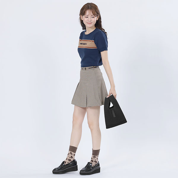 2-5日着 MARY QUANT ロゴテープ メッシュニット ミニトート MARY QUANT ONLINE SHOP｜マリークヮントオンラインショップ