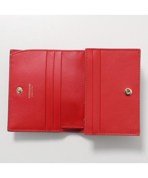 関税込【Ferragamo】ガンチーニ フレンチウォレット FERRAGAMO フェラガモ Salvatore Ferragamo 財布 二つ折り財布