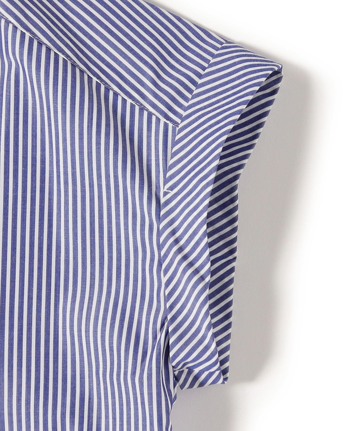 SHIPS for women / シップスウィメン innowave:〈手洗い可能〉TC スキッパー フレンチスリーブ ブラウス SHIPS｜innowave:<手洗い可能>TC スキッパー フレンチスリーブ