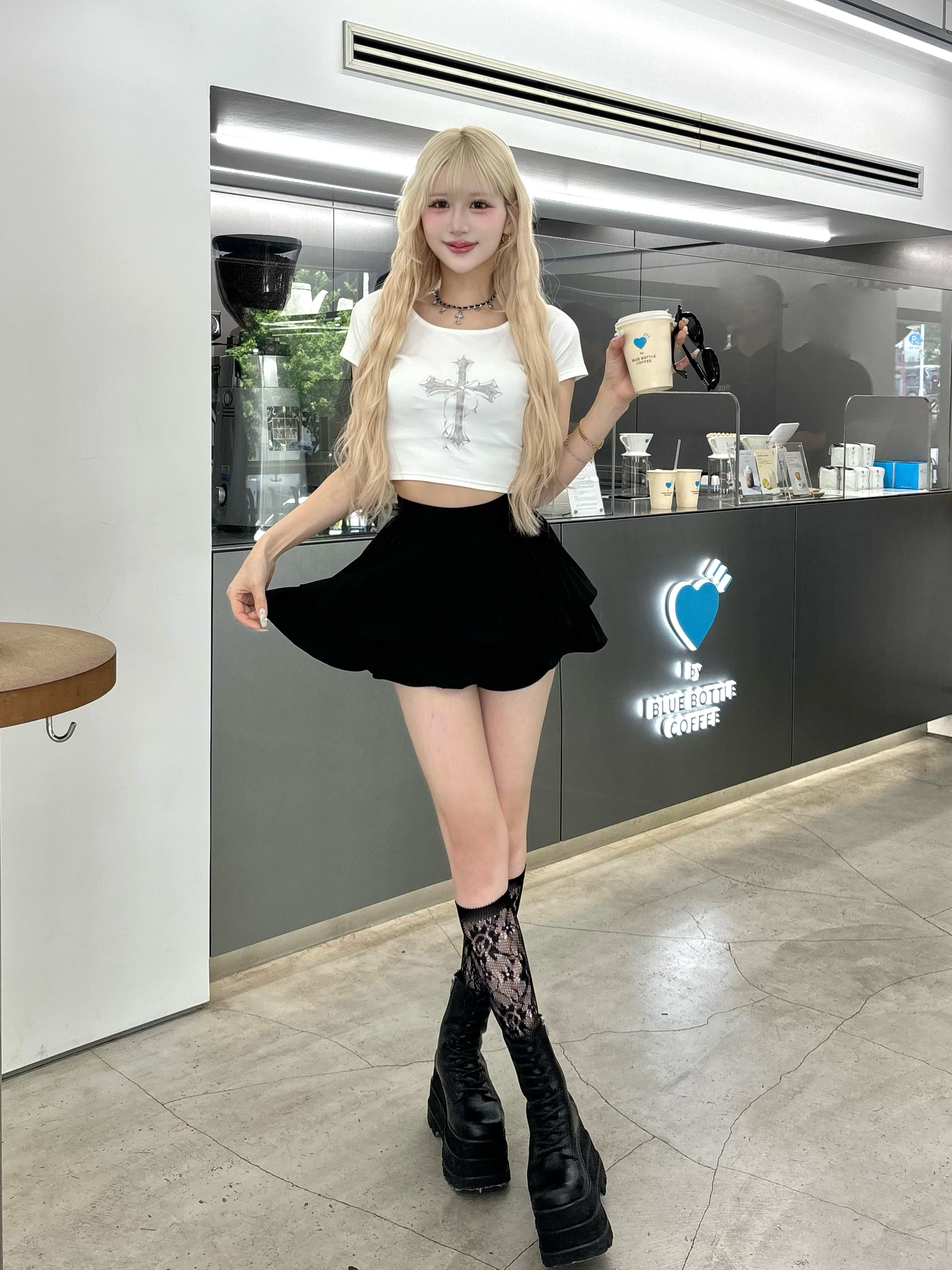 ダーリッチ Darich クロスフェードコンパクトTシャツ(508399082