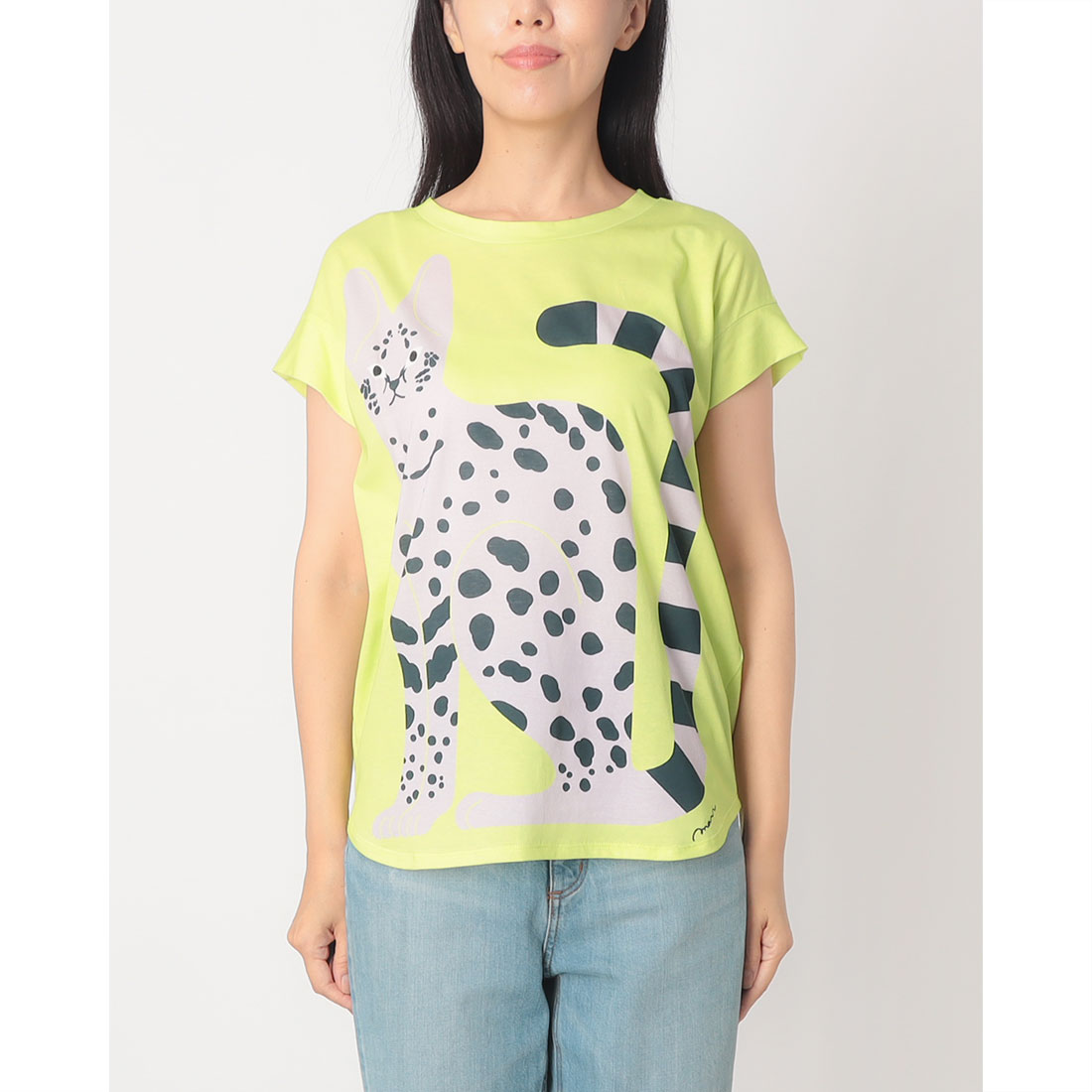 センソユニコ Sensounico カミシマ コレクション ZOOTEE サーバルキャット プルオーバー （イエロー） セール 50%OFF】センソユニコ Sensounico カミシマ コレクション