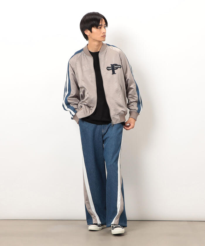 yome D&G ブラウン サテン ジャケット ショートジャケット×トレンチミニジャンスカセット(505928878