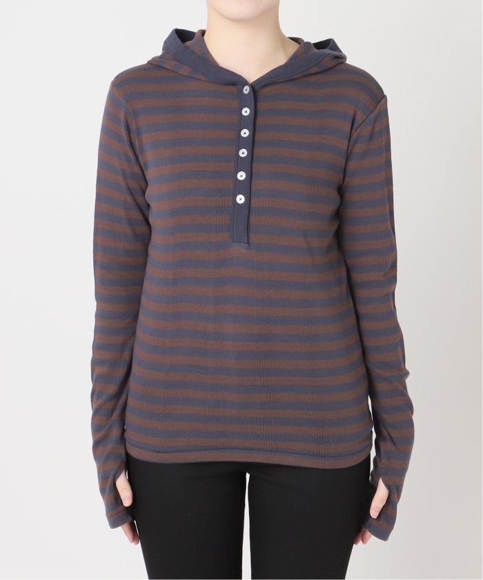 tシャツ 別注「MILLER/ミラー」 for JOURNAL STANDARD リブボーダーHOO レディース 予約》別注【MILLER/ミラー】 for JOURNAL STANDARD リブ