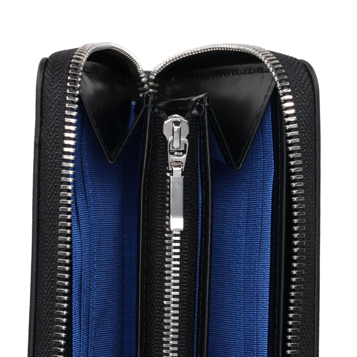 LANVIN 長財布 ネイビー キャンバス/レザー ランバンオンブルー LANVIN en Bleu 財布 長財布 フィズ メンズ