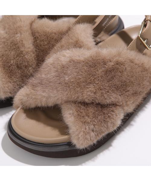 ATELIER BRUGGE サンダル Fur cross sandals 25KS-62 ファー ATELIER BRUGGE サンダル Fur cross sandals 25KS-62 ファー