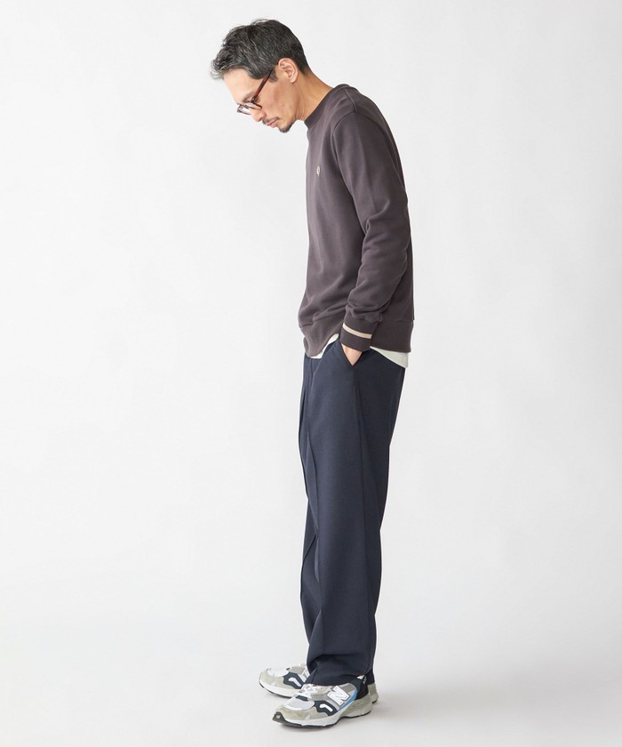 【FRED PERRY】 ジップ フード付きスウェットシャツ ネイビー Hooded Zip Through Sweatshirt - Navy | Men's Sweatshirts