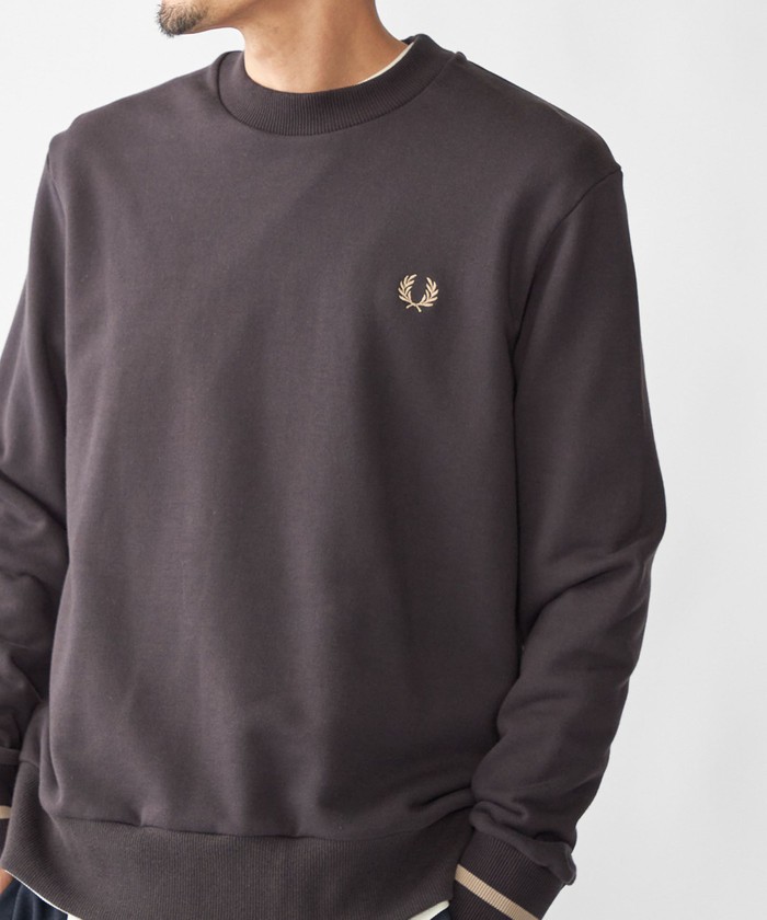 SHIPS別注】FRED PERRY: シングル ティップ スウェットシャツ
