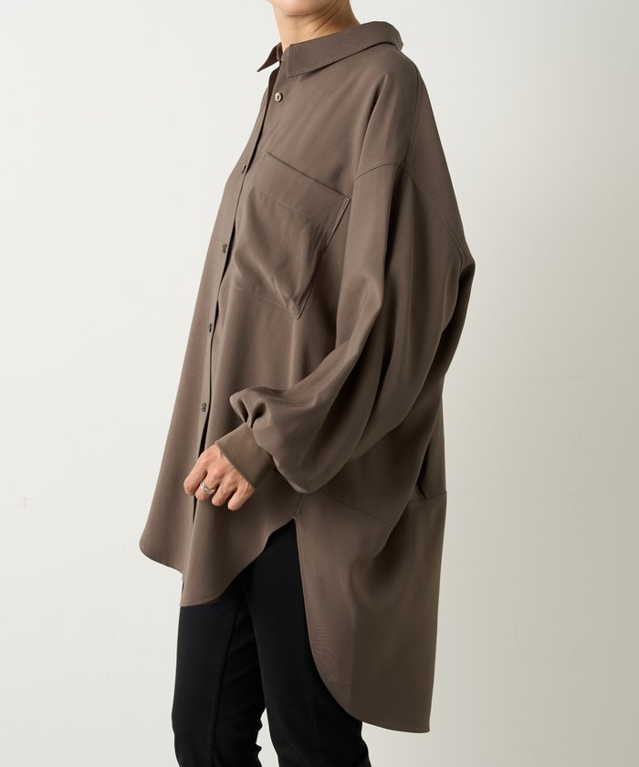 美品BEARDSLEYビアズリーゆったりフリピエビッグロングスリーブTシャツ♪ FRIPIER》袖リブビッグシャツ(508351800) | ビアズリー