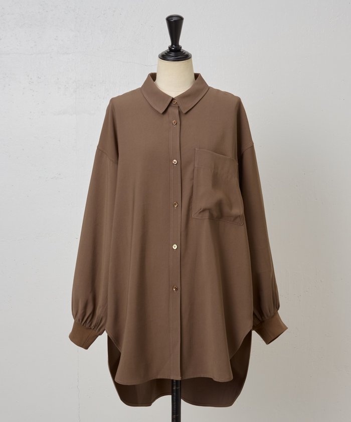 美品BEARDSLEYビアズリーゆったりフリピエビッグロングスリーブTシャツ♪ FRIPIER》袖リブビッグシャツ(508351800) | ビアズリー