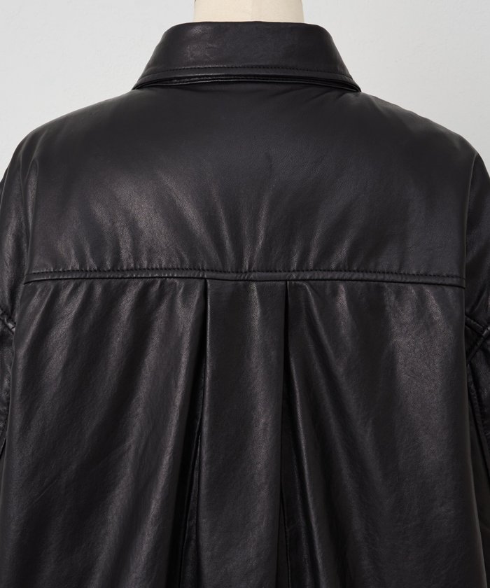 BEARDSLEY 黒 レザージャケット BEARDSLEY ビアズリー ラム レザーブルゾン レザージャケット