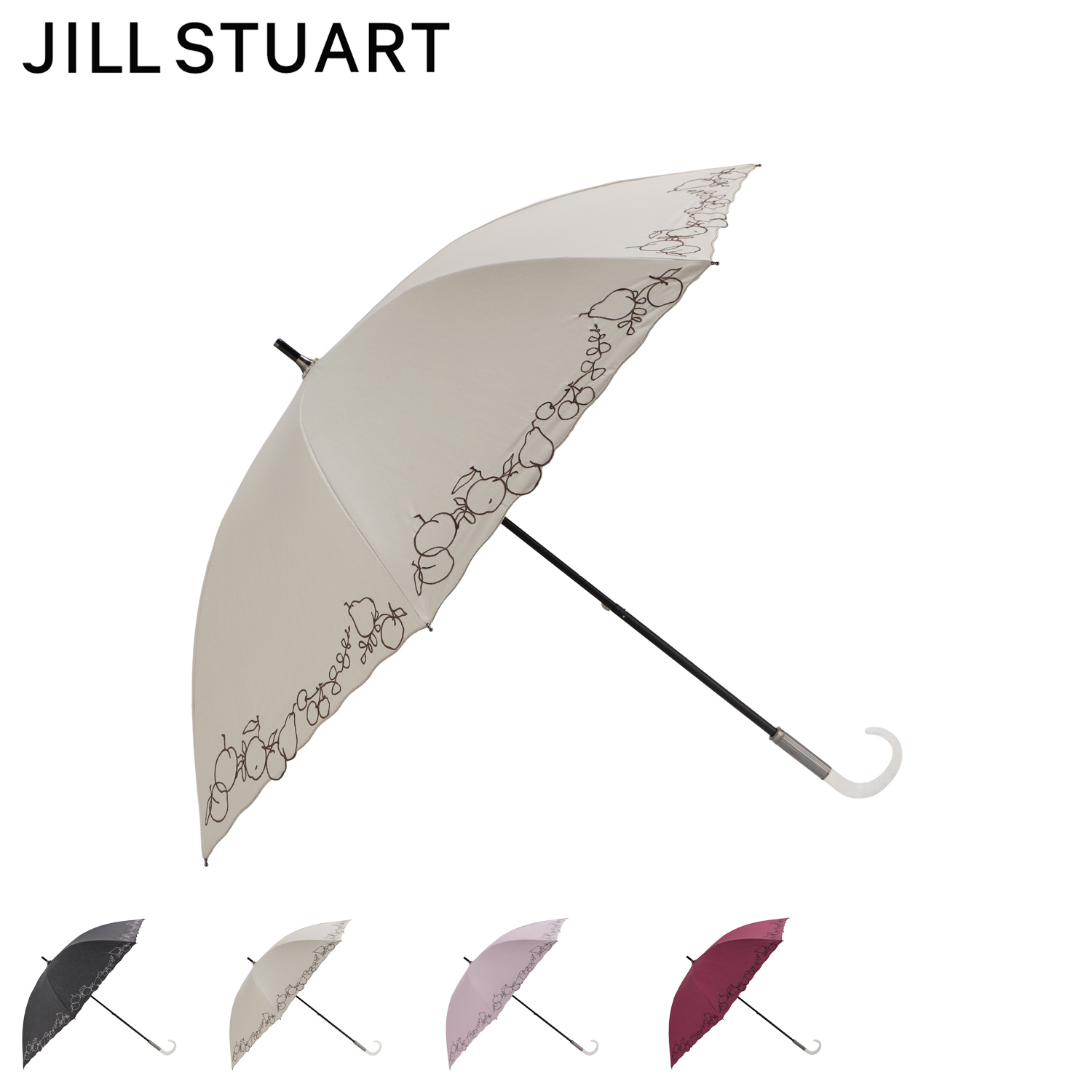 JILL STUART 日傘 JILL STUART（ジル スチュアート）】 バイカラー柄 晴雨兼用傘