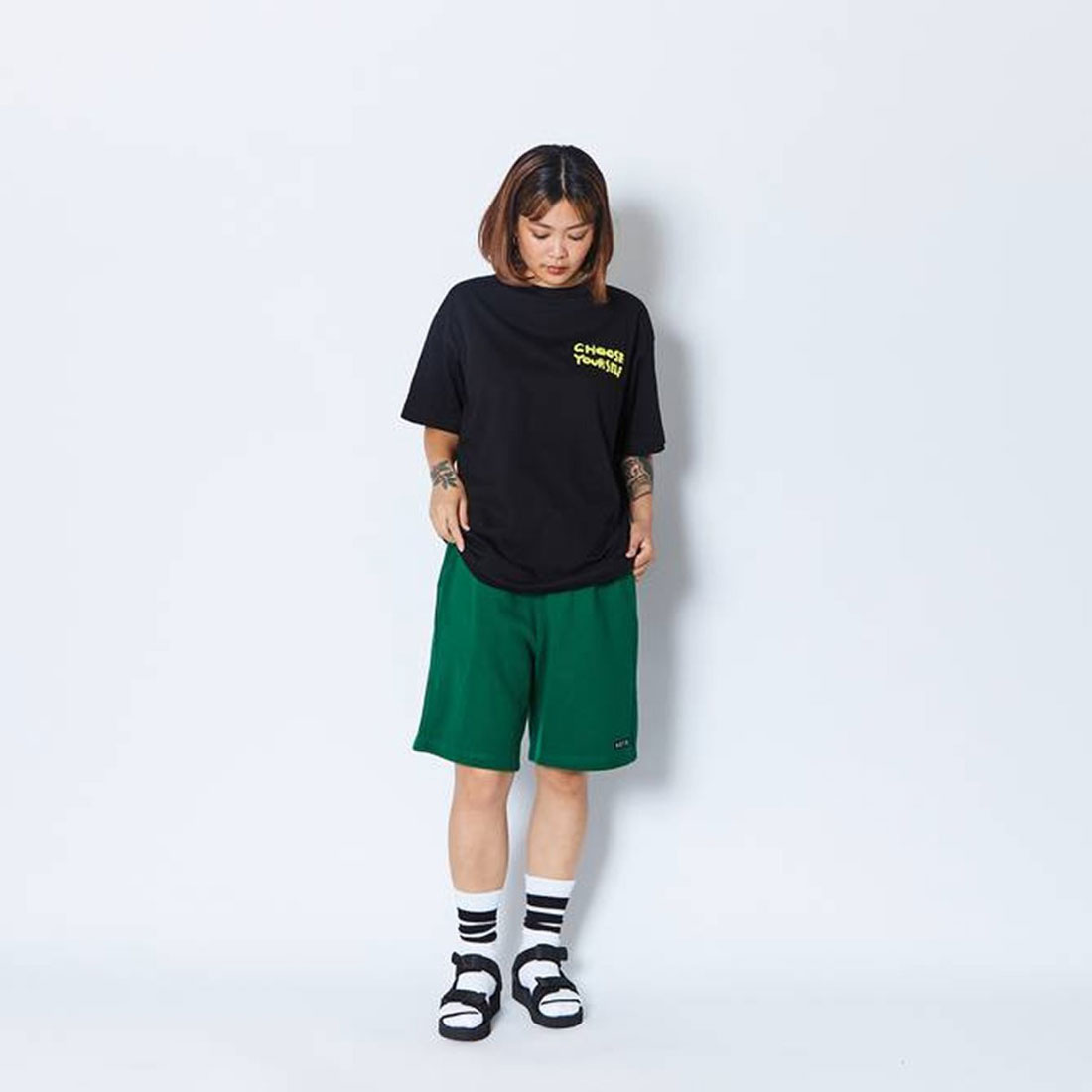【新品未使用】AKTR LOGO SWEAT SHORTS BK AKTR LOGO SWEAT SHORTS BK – AKTR OFFICIAL