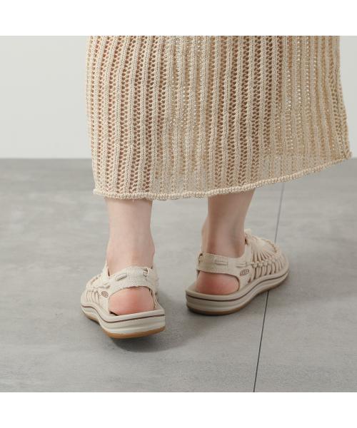 セール】KEEN サンダル UNEEK CANVAS バンジーコード 軽量