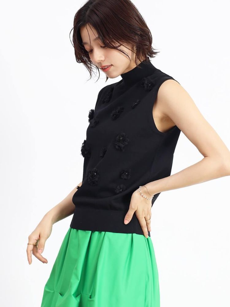 美品　FENNEL フェンネル　ニット　2way 綺麗め　9号　前後どちらもでも フレンチスリーブサマーニット | フェンネル(FENNEL) | マルイ