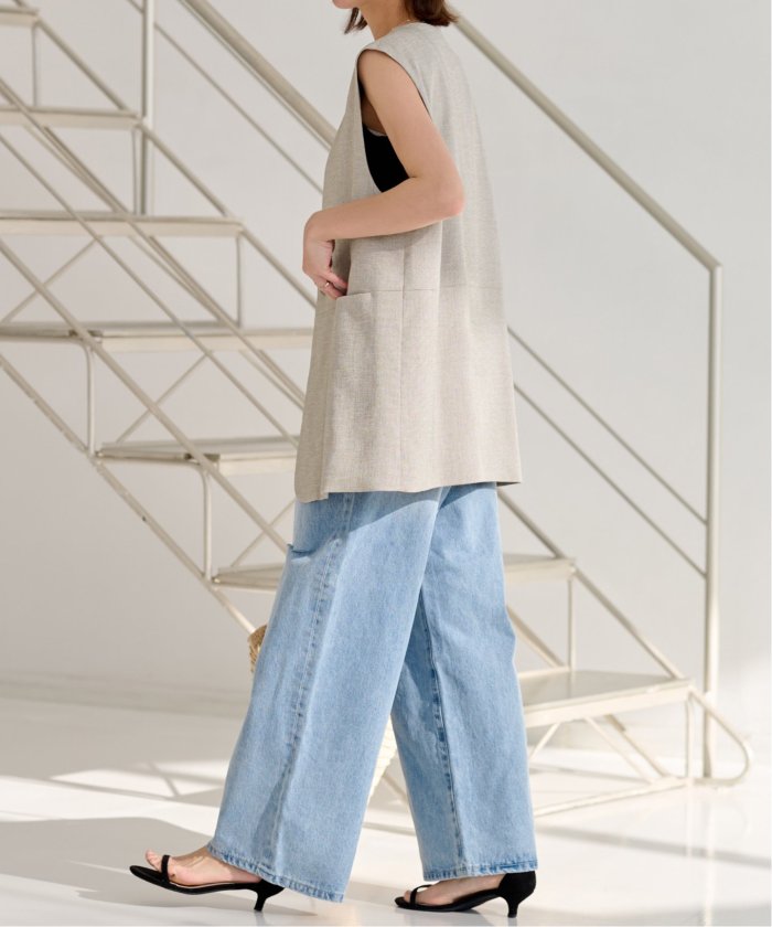 JOURNAL STANDARD relume ノーカラージレ 追加2》ノーカラージレ（ジレ）｜JOURNAL STANDARD relume