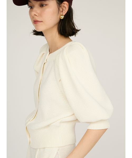 パフスリーブニットカーディガン(508406275) | emmi atelier