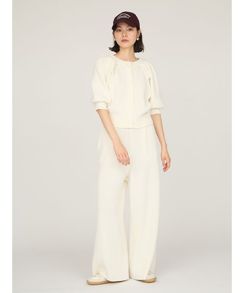 パフスリーブニットカーディガン(508406275) | emmi atelier