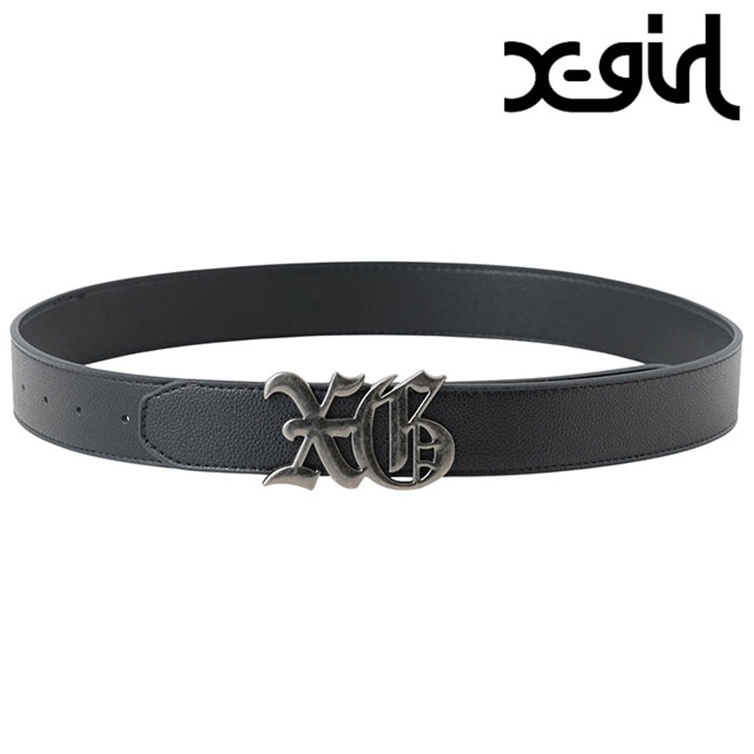 エックスガール X－girl XG EMBLEM BELT SILVER [105253054015