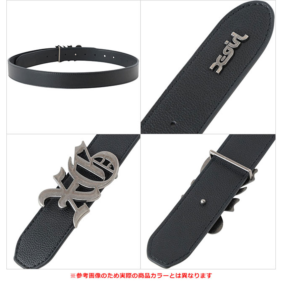 エックスガール X－girl XG EMBLEM BELT SILVER [105253054015