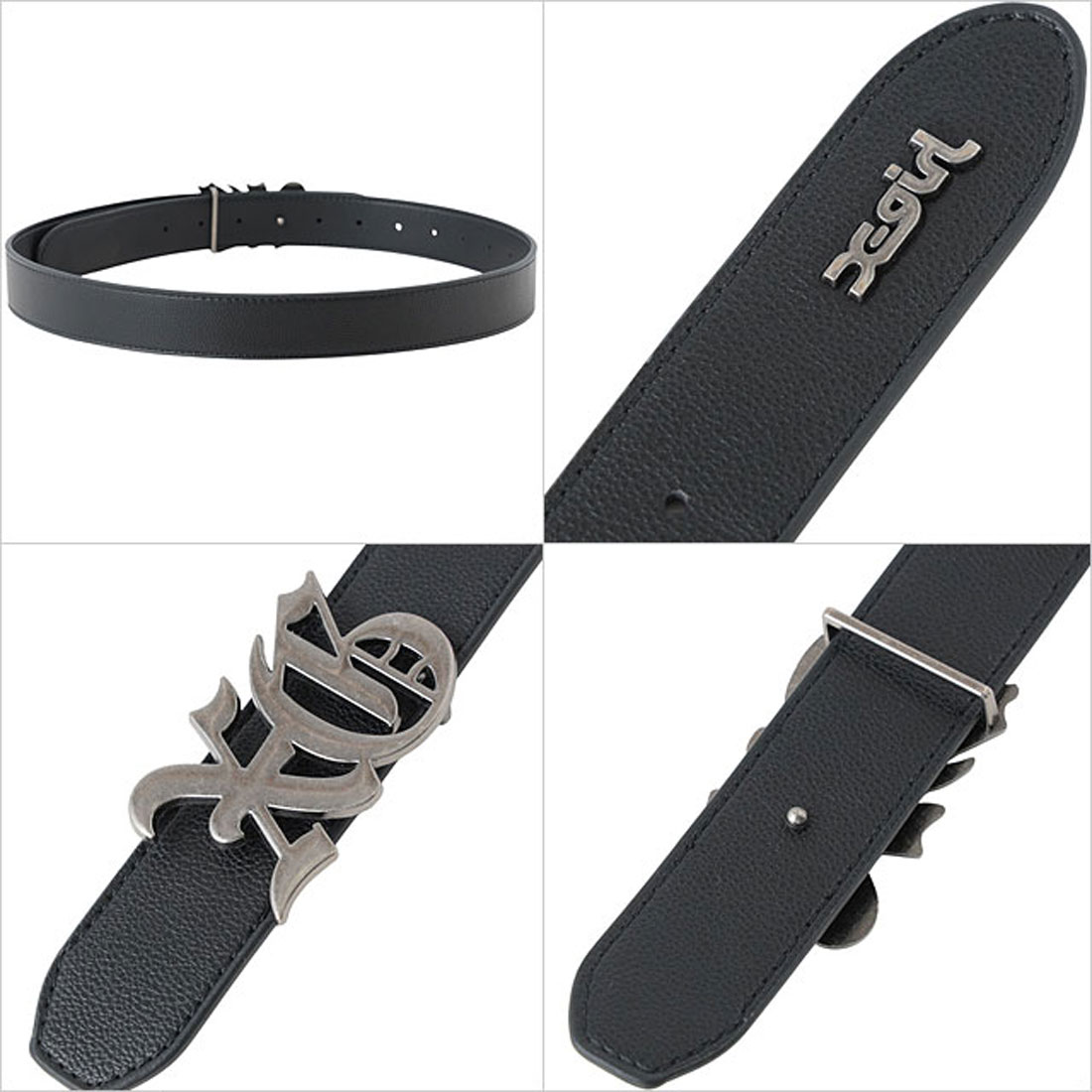 エックスガール X－girl XG EMBLEM BELT SILVER [105253054015