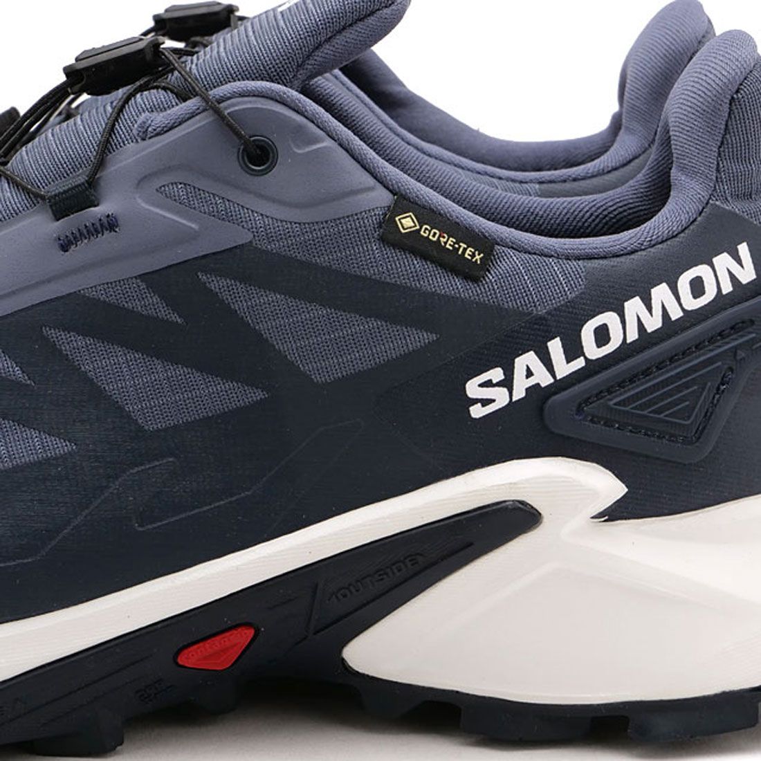 サロモン SALOMON SUPERCROSS 4 GTX GRISAILLE/WHITE/CARBON