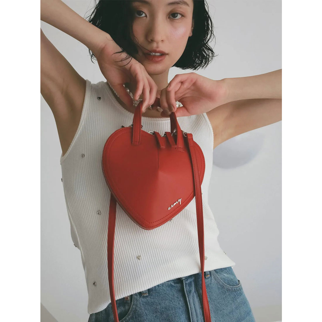 エイミーイストワール eimy istoire ハートミニショルダーバッグ