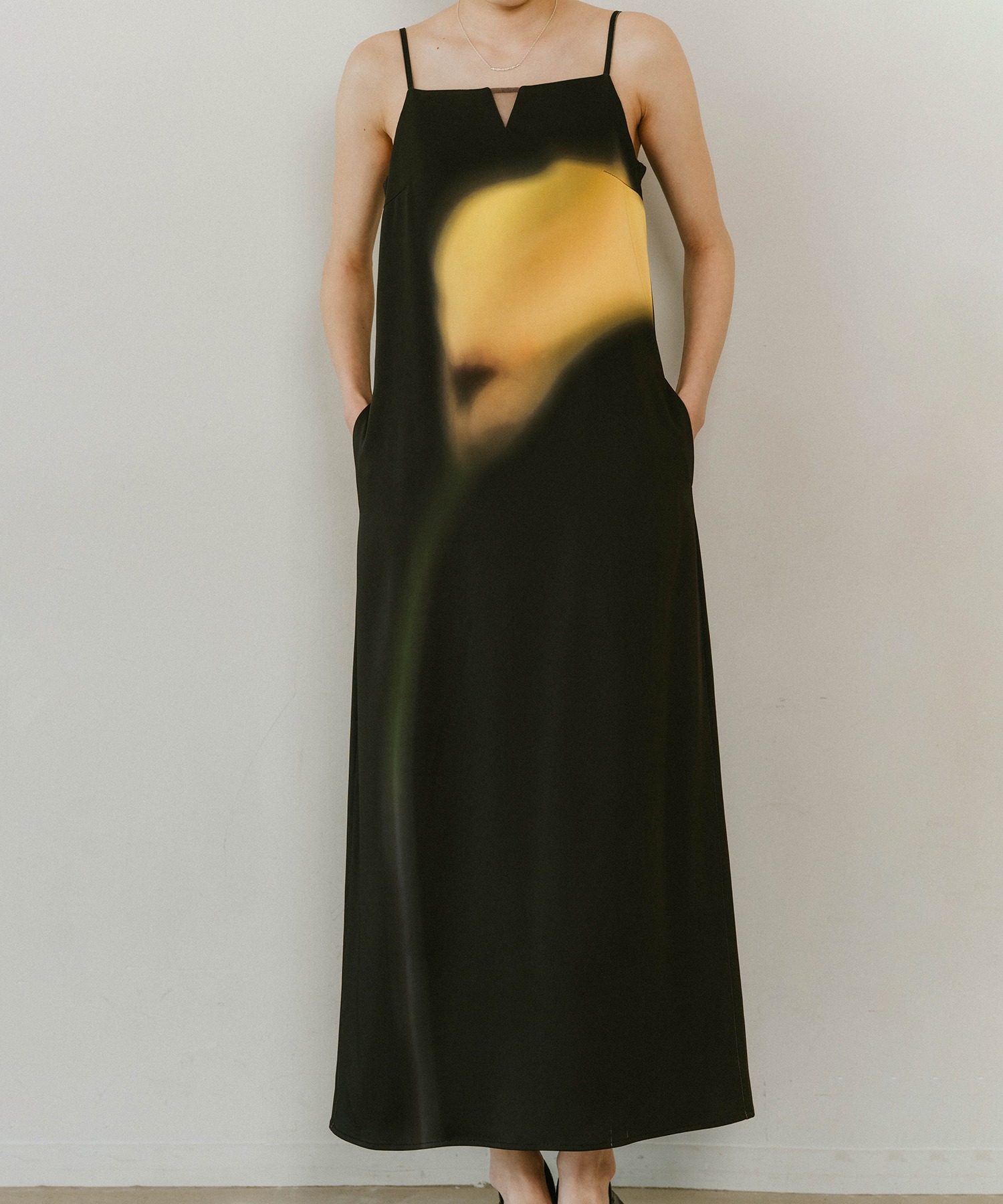 Knuth Marf dress クヌースマーフ　ドレス flower print satin dress（ワンピース）｜Knuth Marf
