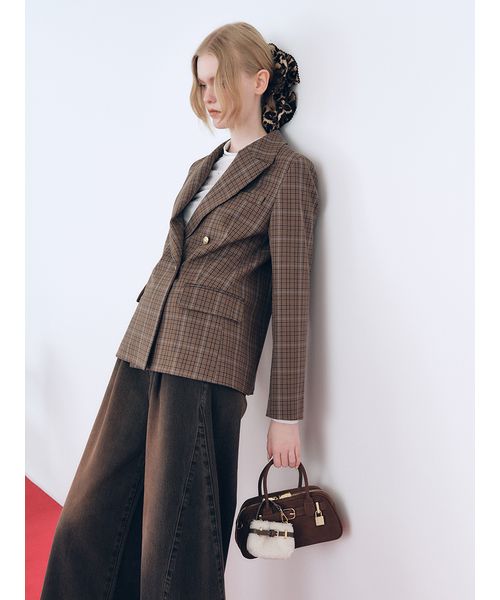 LILYBROWN リリーブラウン　ダブルブレストジャケット　DNVY リリーブラウン LILY BROWN ダブルブレストジャケット （DNVY